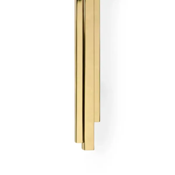 Handle SKYLINE CC140mm L300mm H32mm P28mm polished brass 