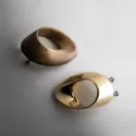 Handle INFINITY CC20mm L80mm H24mm polished brass 