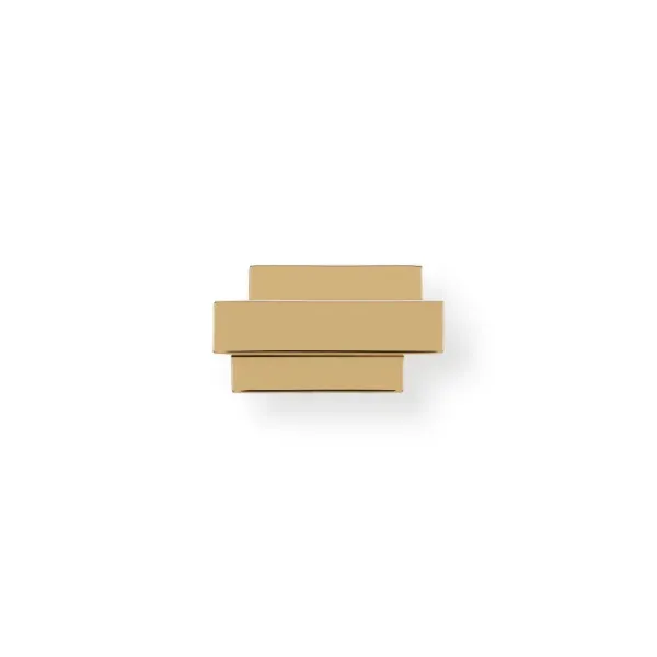 Knob SKYLINE L50mm H35mm polished brass