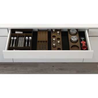 Jar insert L472mm dark brown metallic MODUL