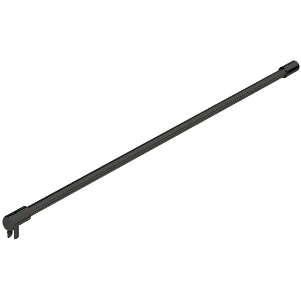 Laikiklis dušo kabinai sieninis 90° L1050mm, juoda