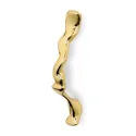 Handle NOVEAU CC123mm L164mm H42mm P30mm polished brass 
