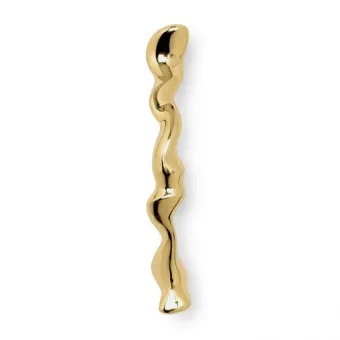 Handle NOVEAU CC123mm L164mm H42mm P30mm polished brass 
