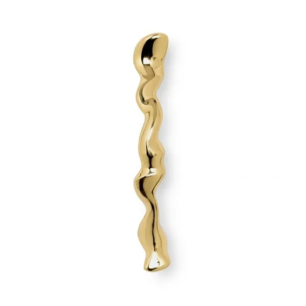 Handle NOVEAU CC123mm L164mm H42mm P30mm polished brass 