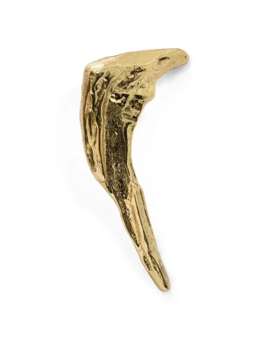 Handle KERMA CC235mm L260mm H80mm P115mm right, polished brass 