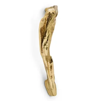 Handle KERMA CC235mm L260mm H80mm P115mm right, polished brass 