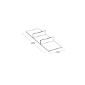 Divider L472mm nut MODUL