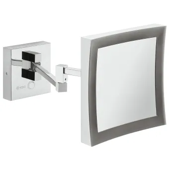 Vanity mirror, With 5x magnification, Square