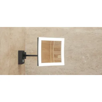 Vanity mirror, With 5x magnification, Square