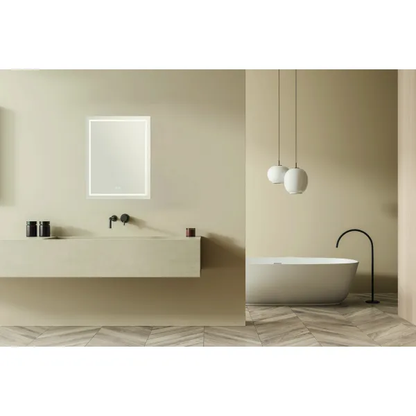 Veidrodis LED šildomas 48W 700x900 HAFELE