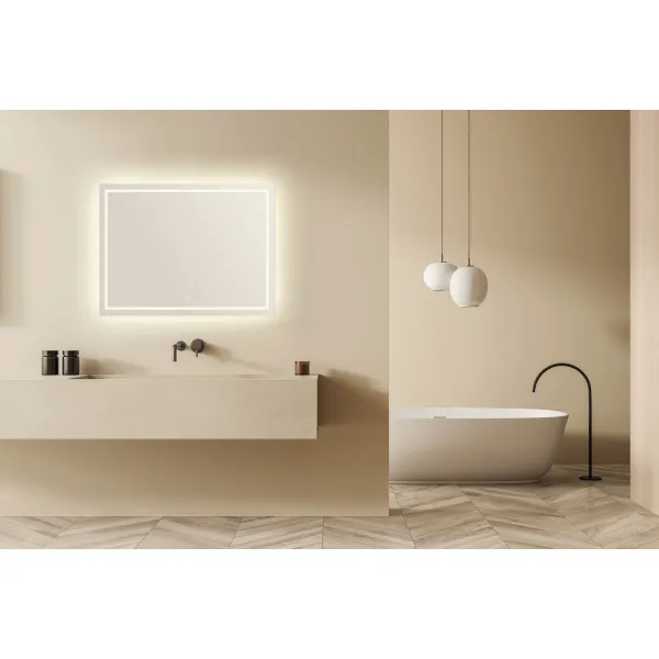 Veidrodis LED 29W 1200x900 HAFELE
