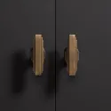 Knob Fitzrovia T L82mm polished nickel