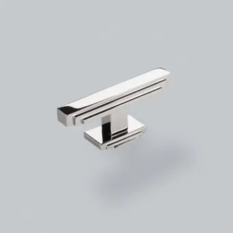 Knob Fitzrovia T L82mm polished nickel