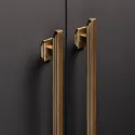 Handle Fitzrovia CC160mm L240mm polished nickel 