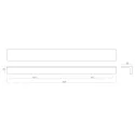 Rankenėlė Geddes CC320mm, L340mm, poliruotas nikelis