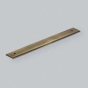 Plokštelė rankenėlei Barrington 160/190mm, šlifuotas žalvaris