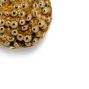 Knob CAVIAR Ø40mm H28mm polished brass 