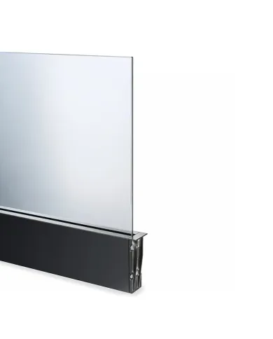 Glass panel holder L1000mm black