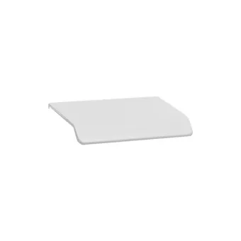 Rankenėlė CURVE CC128mm, L200mm, aliuminis matinė balta