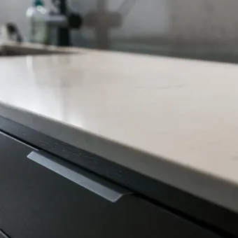 Handle CURVE CC128mm L200mm aluminum matt black 