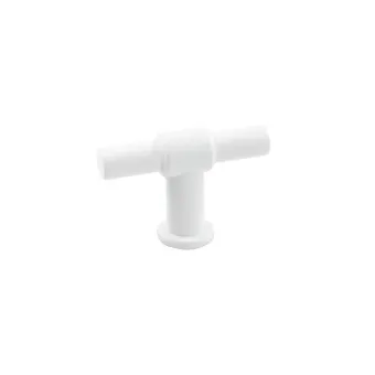 Knob T-type L55mm matt white
