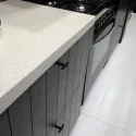 Knob T-type L55mm matt white