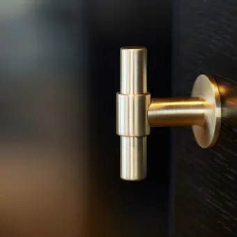 Knob T-type L50mm brass