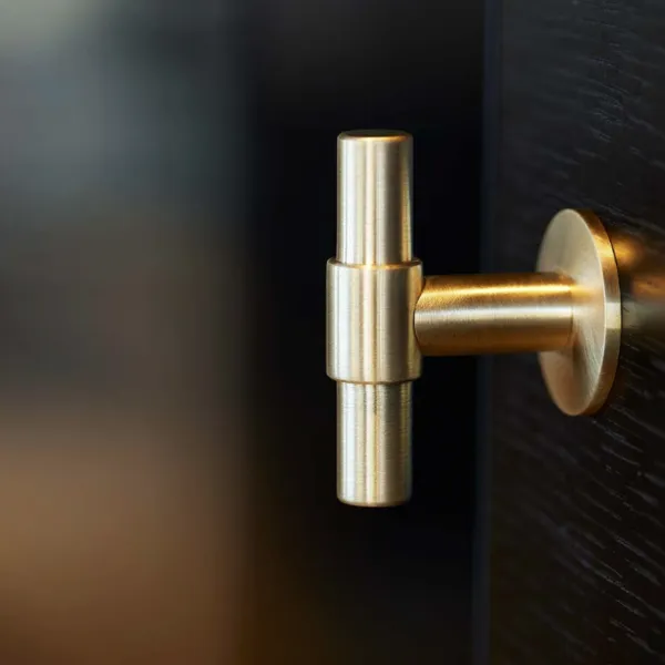 Knob T-type L50mm brass