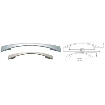 Rankenėlė CC96mm, L138mm, matinis chromas