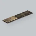 Plokštelė taškinei rankenėlei Barrington L100mm, šlifuotas bronza