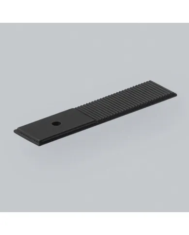 Plate for knob Barrington L100mm matt black