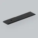 Plate for knob Barrington L100mm matt black
