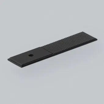 Plokštelė taškinei rankenėlei Barrington L100mm, matinė juoda