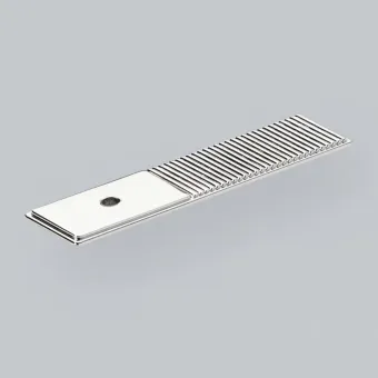Plokštelė taškinei rankenėlei Barrington L100mm, poliruotas nikelis