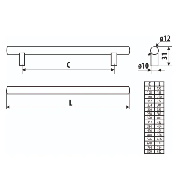 Rankenėlė CC608mm, L688mm, auksas