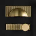 Handle Barrington Cup CC64mm L105mm brushed brass 