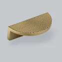 Handle Barrington Eclipse CC64mm L80mm brushed brass fluted 