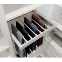 Drawer for trousers W900mm, with soft closing, white