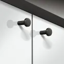 Rankenėlė taškinė H1340 Ø20x31mm, sendinta juoda