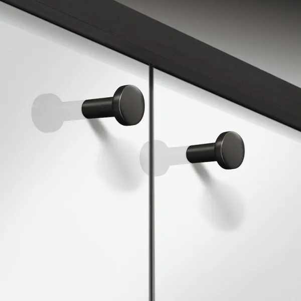Rankenėlė taškinė H1340 Ø20x31mm, sendinta juoda