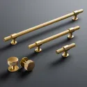 Knob Belgravia T L82mm polished dark bronze 