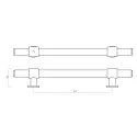 Rankenėlė Belgravia CC160mm, L242mm, žalvaris