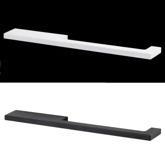Handle GIRAV ASYMM CC160mm L173mm aluminum matt white 