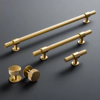 Handle Belgravia CC320mm L402mm brass 