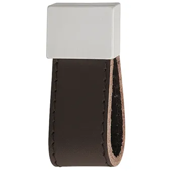 Rankenėlė 30x66mm, nerūdijančio plieno spalva/oda