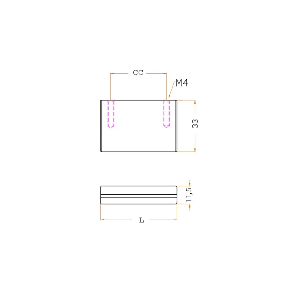 Rankenėlė PARISS CC160mm, L184mm, aliuminis matinis balta