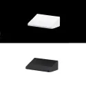 Handle PARISS CC32mm L44mm aluminum matt white 