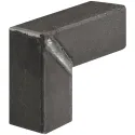 Rankenėlė taškinė LOFT 28x12mm, sendinta juoda