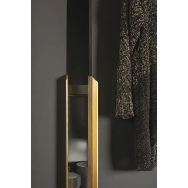 Furniture handle, Edge pull handle, aluminium