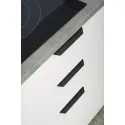 Furniture handle, Edge pull handle, aluminium